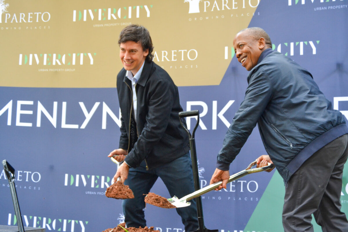 Pareto Limited groundbreaking ceremony â€” Menlyn Park development, Pretoria 2025